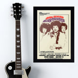 Jimi Hendrix with Vanilla Fudge (1968) - Concert Poster - 13 x 19 inches