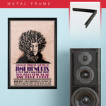 Jimi Hendrix with Blue Cheer (1968) - Concert Poster - 13 x 19 inches