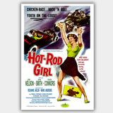 Hot-Rod Girl (1956) - Movie Poster - 13 x 19 inches