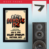 Humble Pie with J. Giels/Frampton (1973) - Concert Poster - 13 x 19 inches