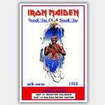 Iron Maiden with Guns N Roses (1988) - Concert Poster - 13 x 19 inches