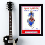 Iron Maiden with Guns N Roses (1988) - Concert Poster - 13 x 19 inches