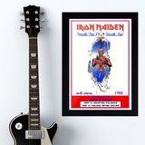 Iron Maiden with Guns N Roses (1988) - Concert Poster - 13 x 19 inches