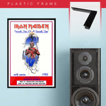Iron Maiden with Guns N Roses (1988) - Concert Poster - 13 x 19 inches
