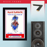 Iron Maiden with Guns N Roses (1988) - Concert Poster - 13 x 19 inches