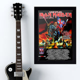 Iron Maiden with Alice Cooper & Coheed (2012) - Concert Poster - 13 x 19 inches