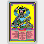 Isle Of Wight with Hendrix & Doors (1970) - Concert Poster - 13 x 19 inches
