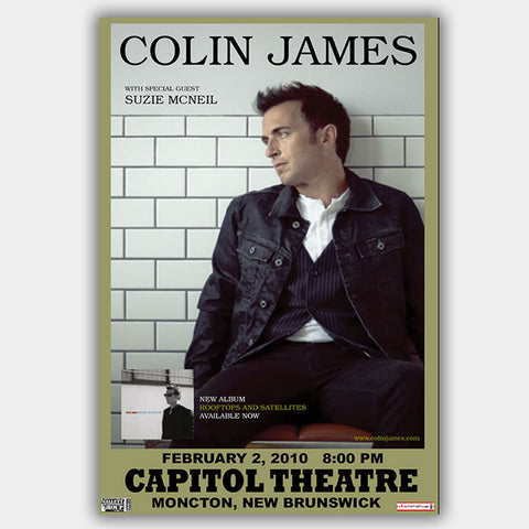 Colin James (2010) - Concert Poster - 13 x 19 inches