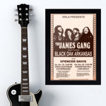 James Gang with Black Oak Arkan (1972) - Concert Poster - 13 x 19 inches