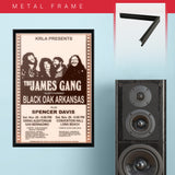 James Gang with Black Oak Arkan (1972) - Concert Poster - 13 x 19 inches
