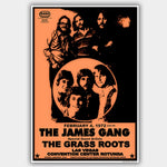 James Gang with The Grass Roots (1972) - Concert Poster - 13 x 19 inches