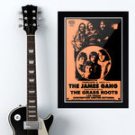 James Gang with The Grass Roots (1972) - Concert Poster - 13 x 19 inches