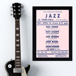 Jazz At Town Hall (1960) - Concert Poster - 13 x 19 inches