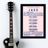 Jazz At Town Hall (1960) - Concert Poster - 13 x 19 inches