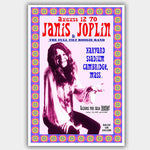 Janis Joplin with The Full Tilt Boogie Band (1970) - Concert Poster - 13 x 19 inches