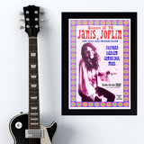 Janis Joplin with The Full Tilt Boogie Band (1970) - Concert Poster - 13 x 19 inches