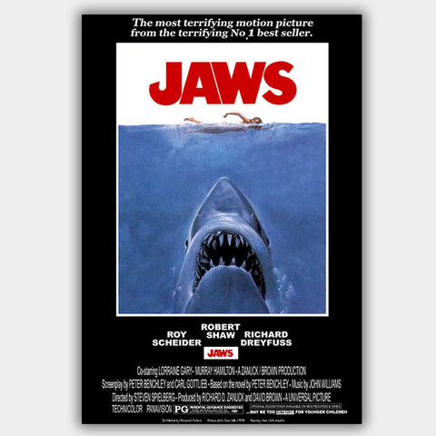 Jaws (1975) - Movie Poster - 13 x 19 inches