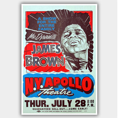 James Brown (1965) - Concert Poster - 13 x 19 inches
