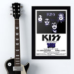 Kiss with Rush (1975) - Concert Poster - 13 x 19 inches