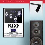 Kiss with Rush (1975) - Concert Poster - 13 x 19 inches