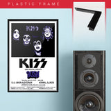 Kiss with Rush (1975) - Concert Poster - 13 x 19 inches
