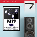 Kiss with Rush (1975) - Concert Poster - 13 x 19 inches