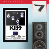 Kiss with Rush (1975) - Concert Poster - 13 x 19 inches