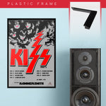 Kiss with Hammersmith (1976) - Concert Poster - 13 x 19 inches