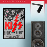 Kiss with Hammersmith (1976) - Concert Poster - 13 x 19 inches