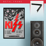 Kiss with Hammersmith (1976) - Concert Poster - 13 x 19 inches
