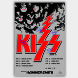 Kiss with Hammersmith (1976) - Concert Poster - 13 x 19 inches