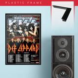 Kiss with Def Leppard (2014) - Concert Poster - 13 x 19 inches