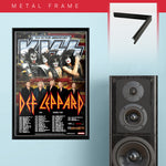 Kiss with Def Leppard (2014) - Concert Poster - 13 x 19 inches