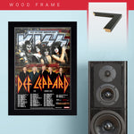 Kiss with Def Leppard (2014) - Concert Poster - 13 x 19 inches