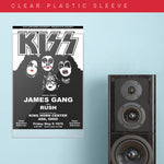 Kiss with Rush & James Gang (1975) - Concert Poster - 13 x 19 inches