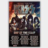 Kiss (2019) - Concert Poster - 13 x 19 inches