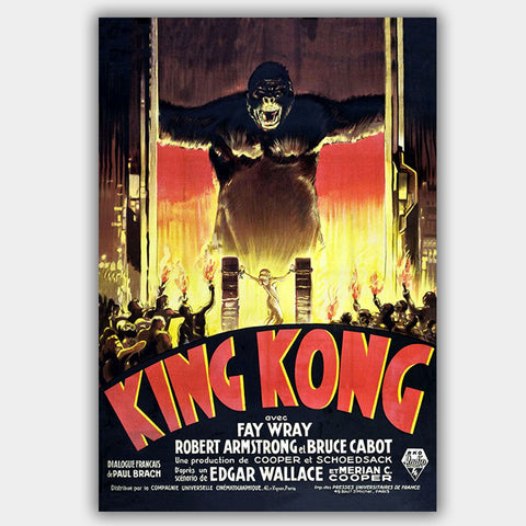 King Kong - French (1933) - Movie Poster - 13 x 19 inches