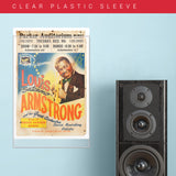 Louis Armstrong (1936) - Concert Poster - 13 x 19 inches