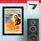 Louis Armstrong (1936) - Concert Poster - 13 x 19 inches