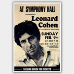 Leonard Cohen (1975) - Concert Poster - 13 x 19 inches