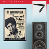 Leonard Cohen (1975) - Concert Poster - 13 x 19 inches