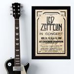 Led Zeppelin (1980) - Concert Poster - 13 x 19 inches