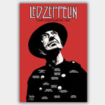 Led Zeppelin with Last Concert (1980) - Concert Poster - 13 x 19 inches