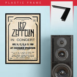 Led Zeppelin (1980) - Concert Poster - 13 x 19 inches