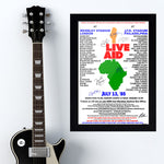 Live Aid  (1985) - Concert Poster - 13 x 19 inches