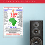 Live Aid  (1985) - Concert Poster - 13 x 19 inches