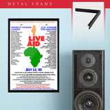 Live Aid  (1985) - Concert Poster - 13 x 19 inches