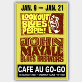 John Mayall (1968) - Concert Poster - 13 x 19 inches