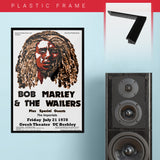 Bob Marley with The Wailers (1987) - Concert Poster - 13 x 19 inches