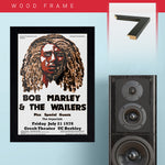 Bob Marley with The Wailers (1987) - Concert Poster - 13 x 19 inches